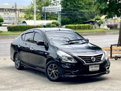 NISSAN ALMERA มือสอง 1.2 E SPORTECH 2015 เบนซิน เกียร์อัตโนมัติ สีดำ ฟรีดาวน์ ฟรีส่งรถ